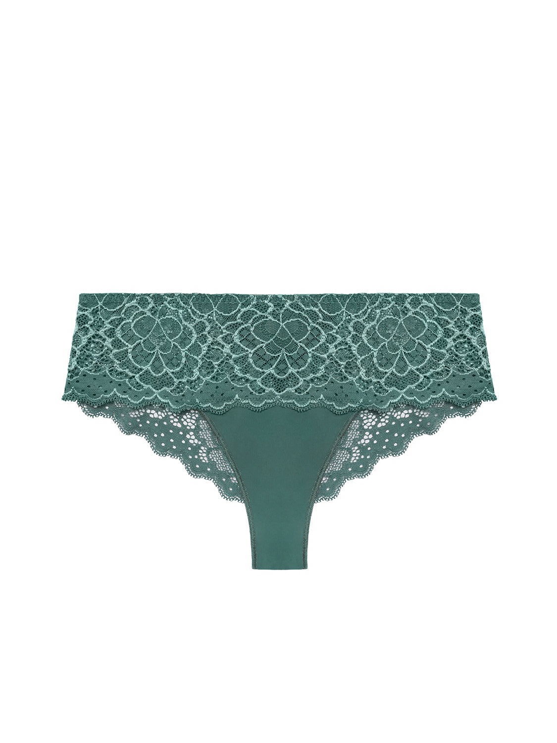 Caresse Boyshort - Boreal Green