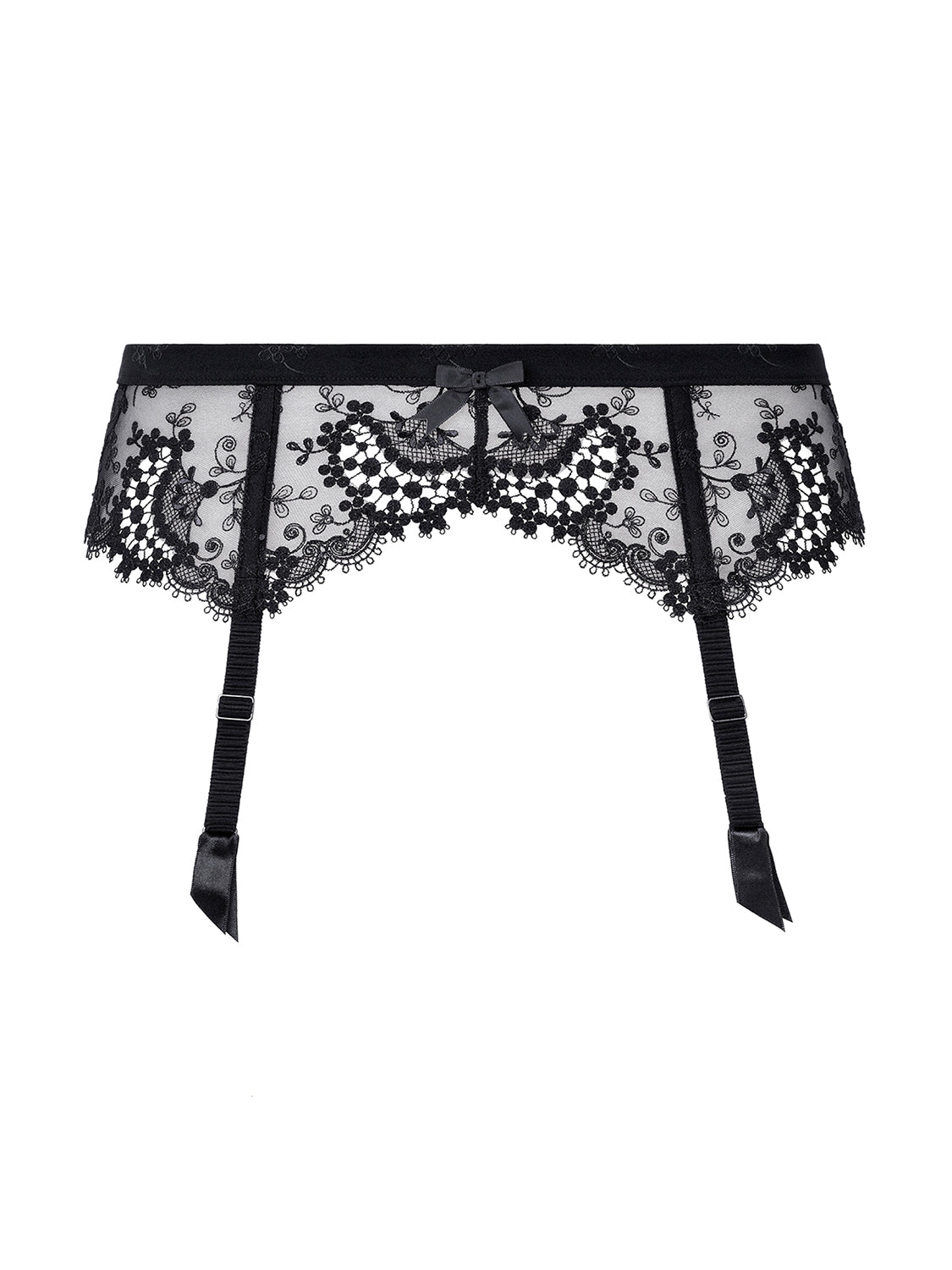 Wish Suspender Belt - Black