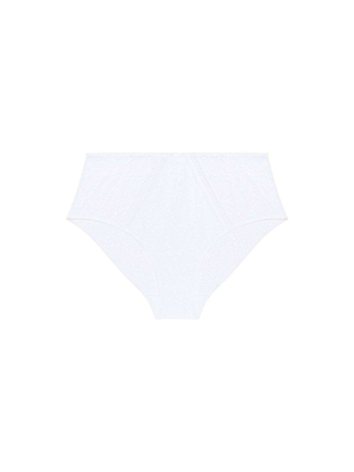 High-waist brief - White
