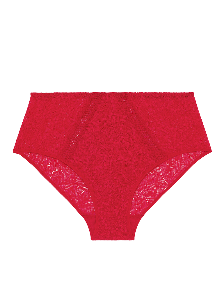 High-waist brief - Ruby pink