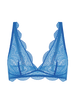 Soft cup triangle bra - Myosotis Blue