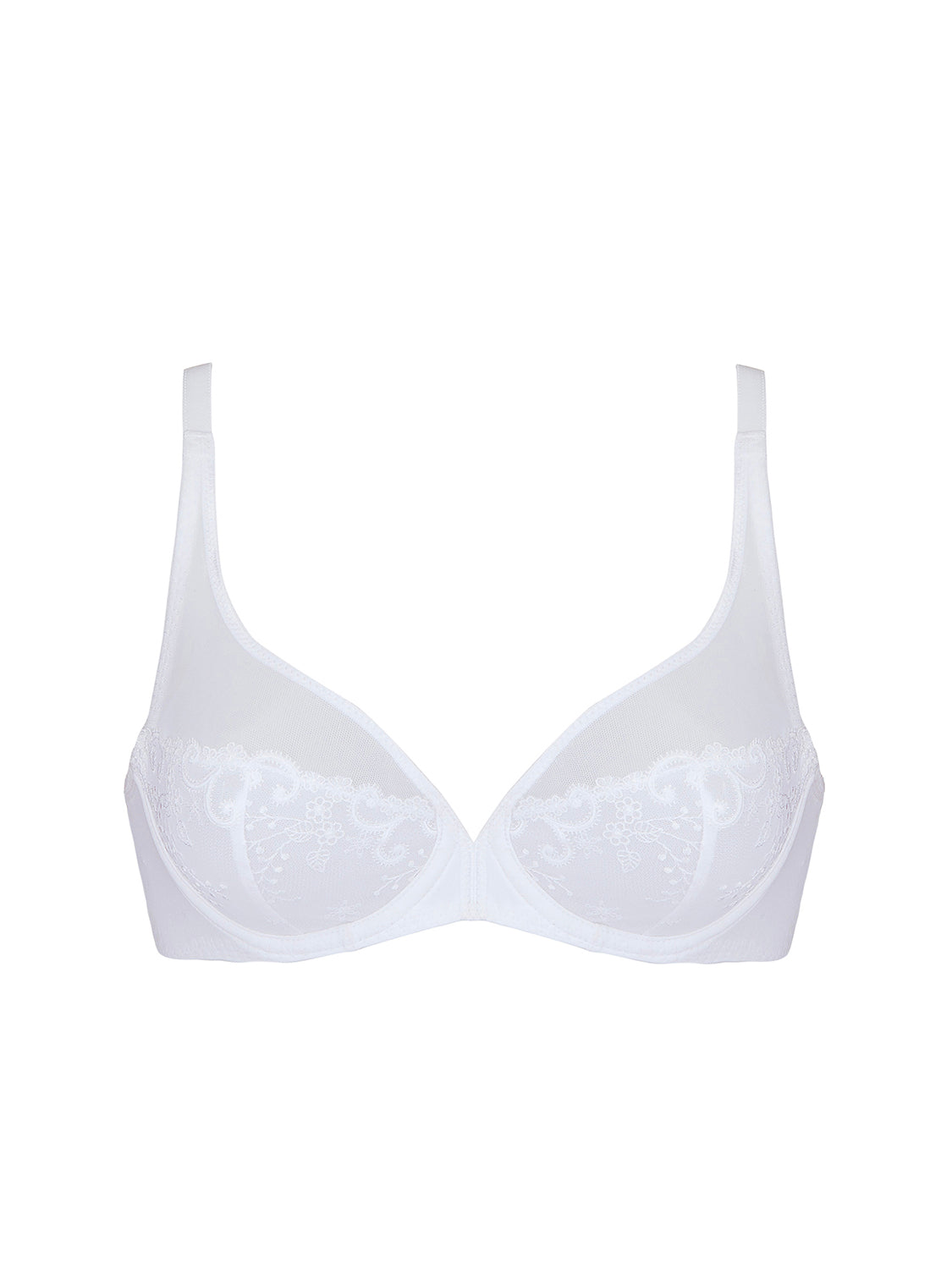Delice Full Coverage Plunge - White