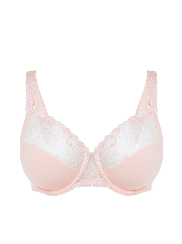 Full cup support bra - Blush