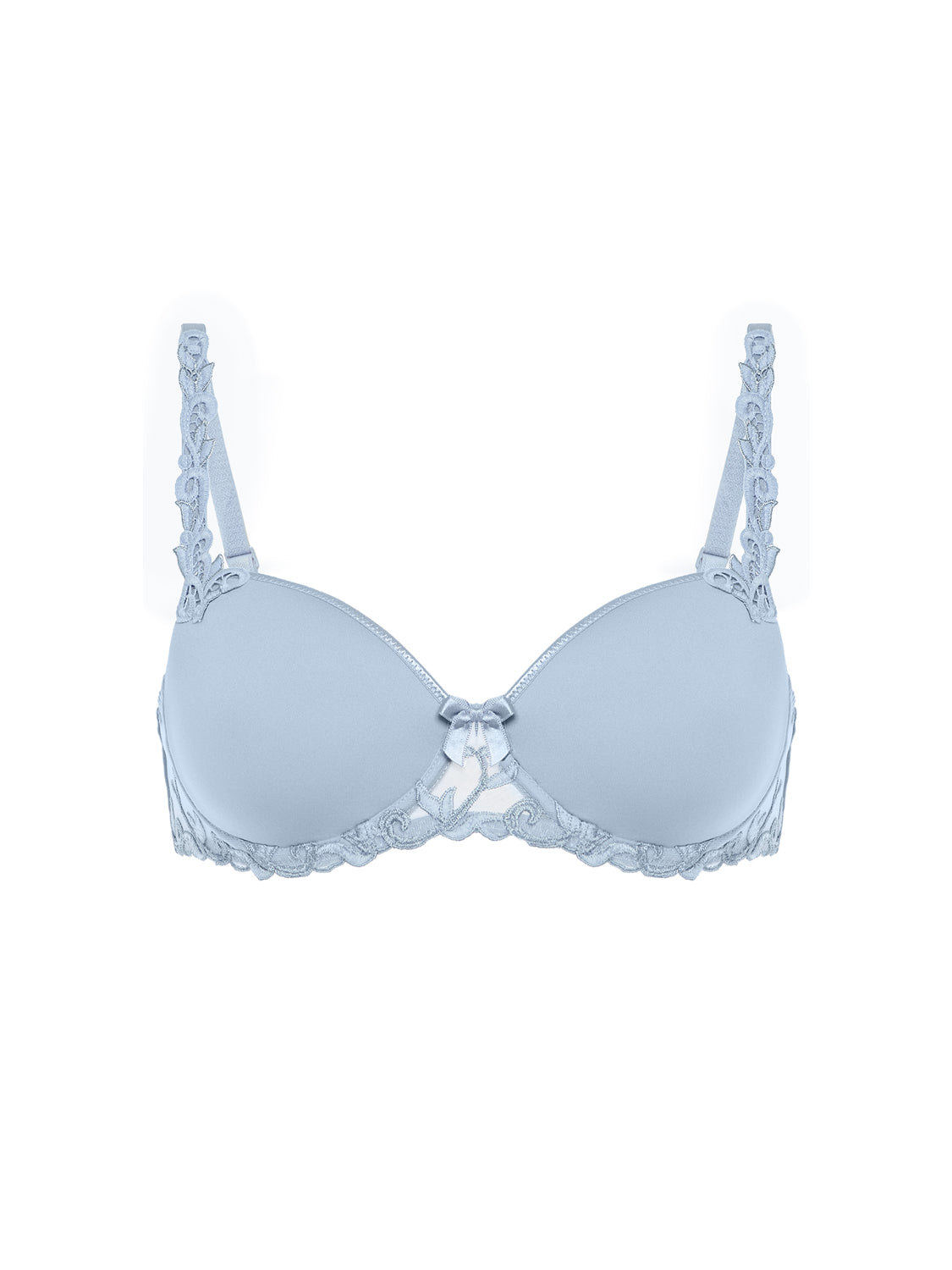 Squared neckline spacer bra - Dream Blue