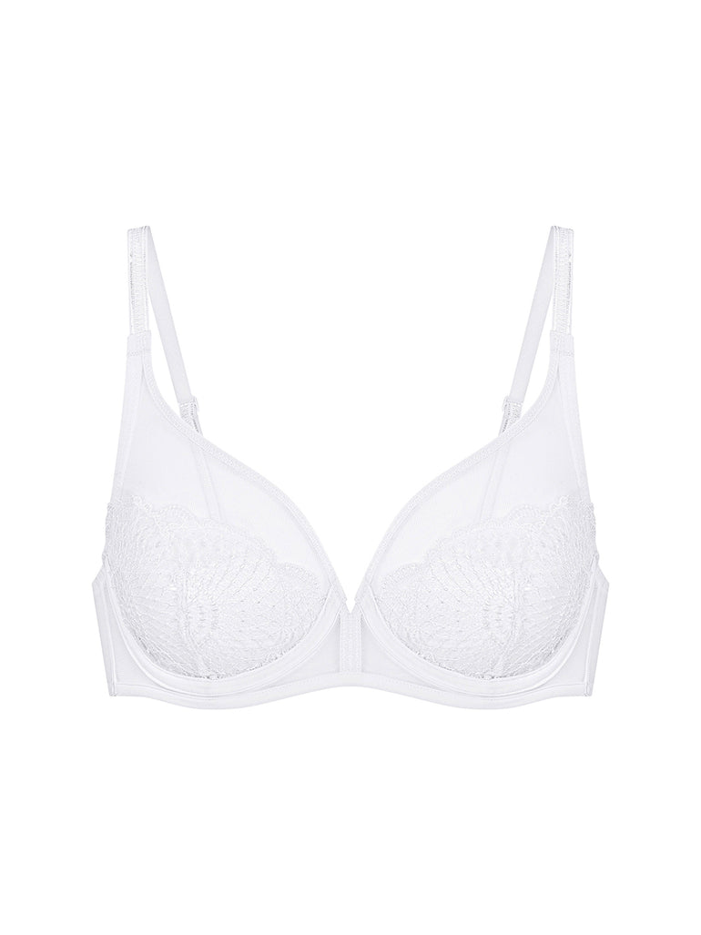Reflet Full Coverage Plunge - White