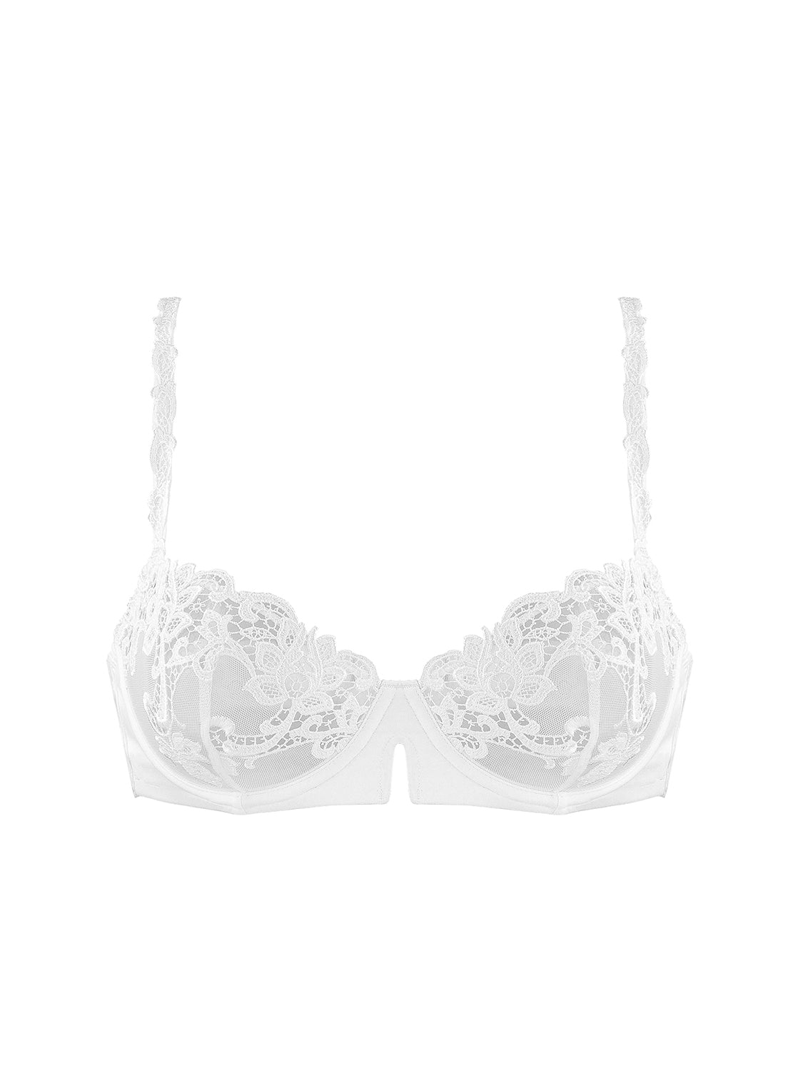 Saga Sheer Demi - White