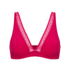 Structured wireless bra - Fuschia