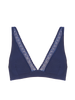 Structured wireless bra - Midnight
