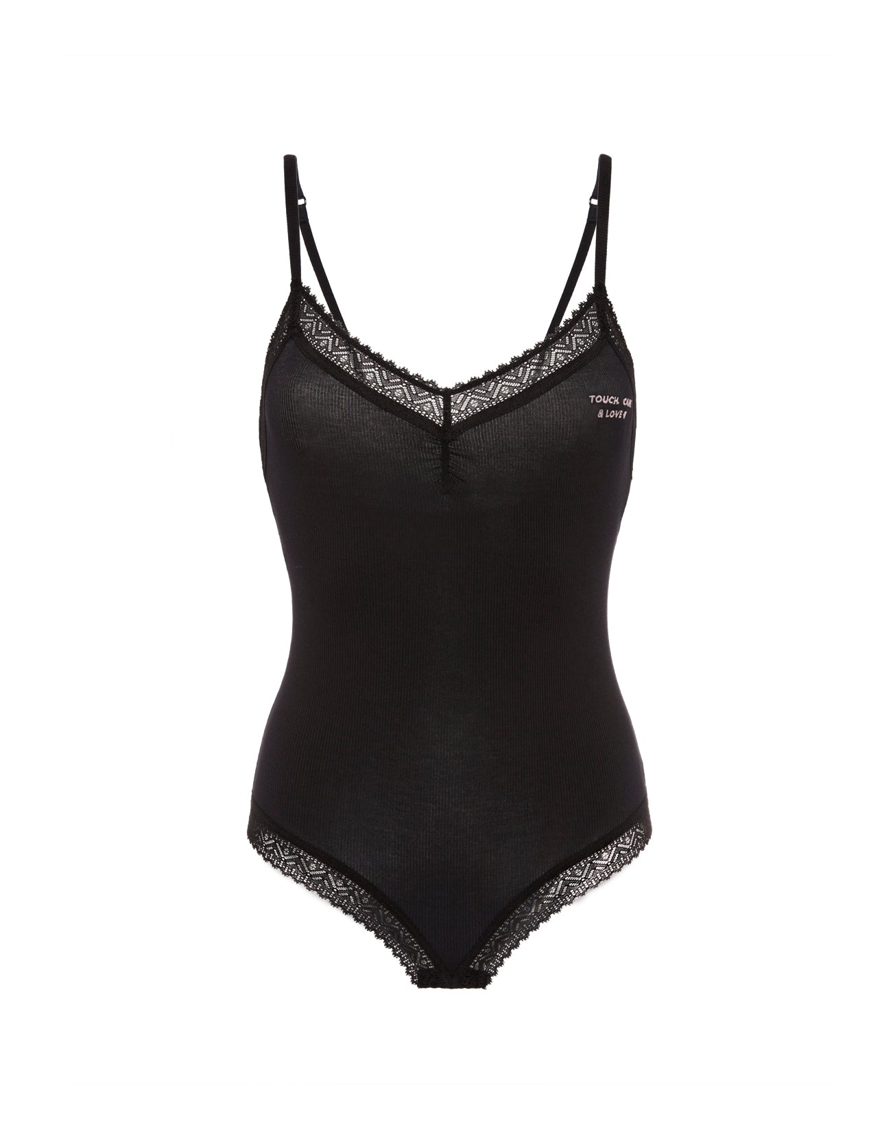 Black Bodysuit - Limited Edition « CLUB TOUCH, CARE & LOVE »