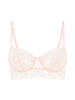 Half cup bra - Petal Powder