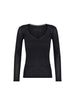 Long Sleeve Top - Black