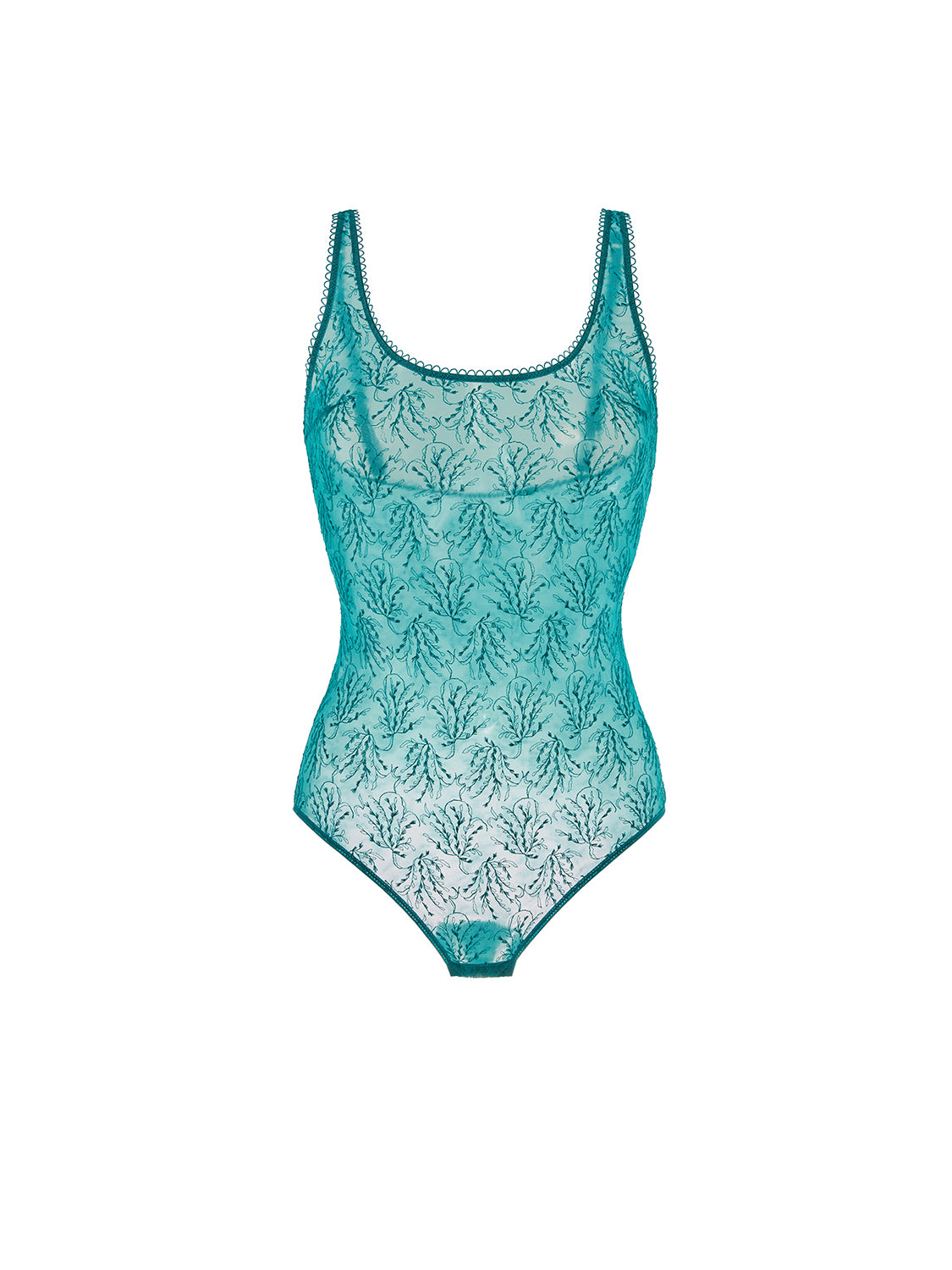 Opaline Bodysuit - Emerald Green