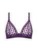 Soft cup triangle bra - Euphoria Purple