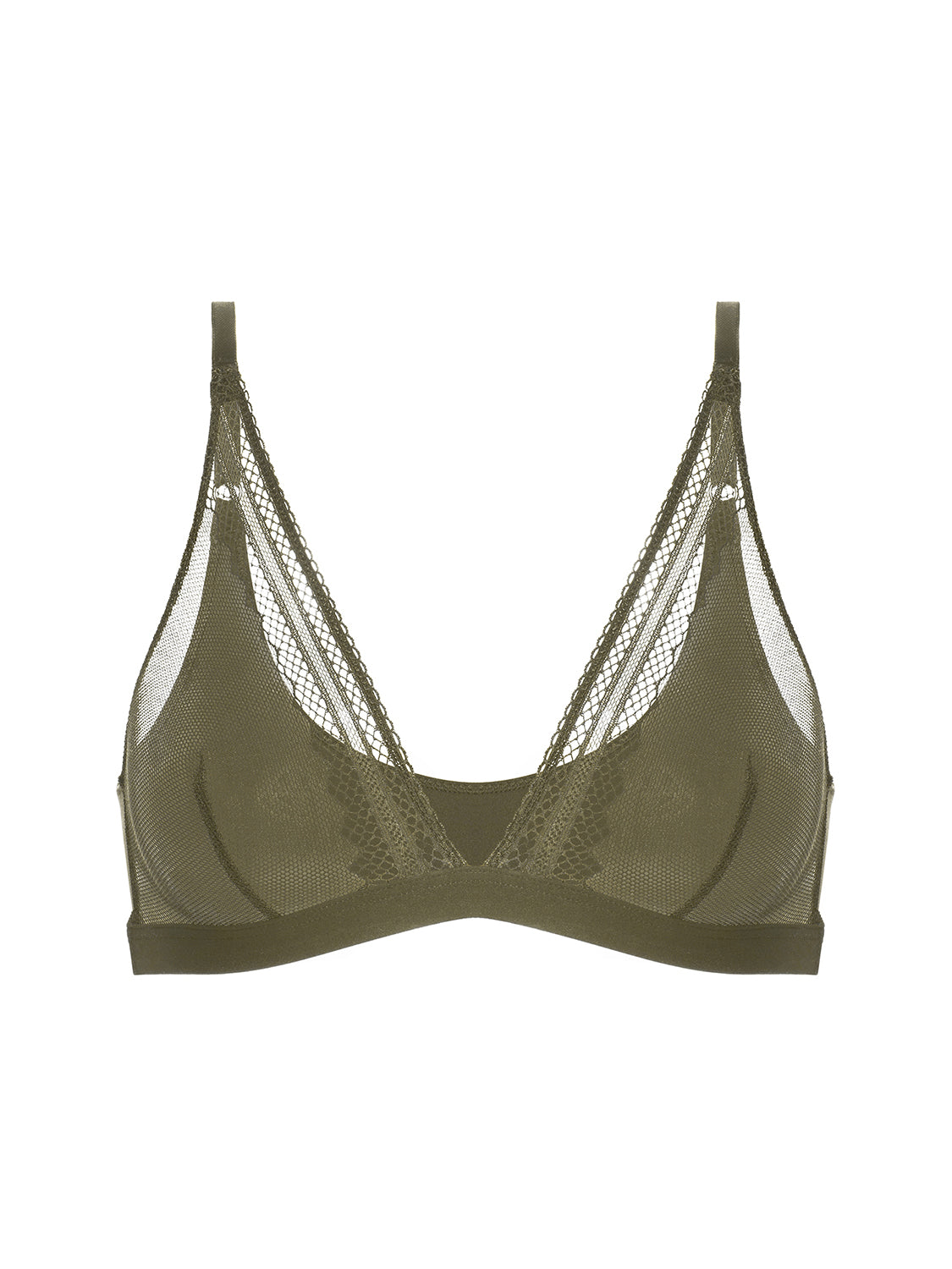 Olympe Triangle Bralette - Adventure Green