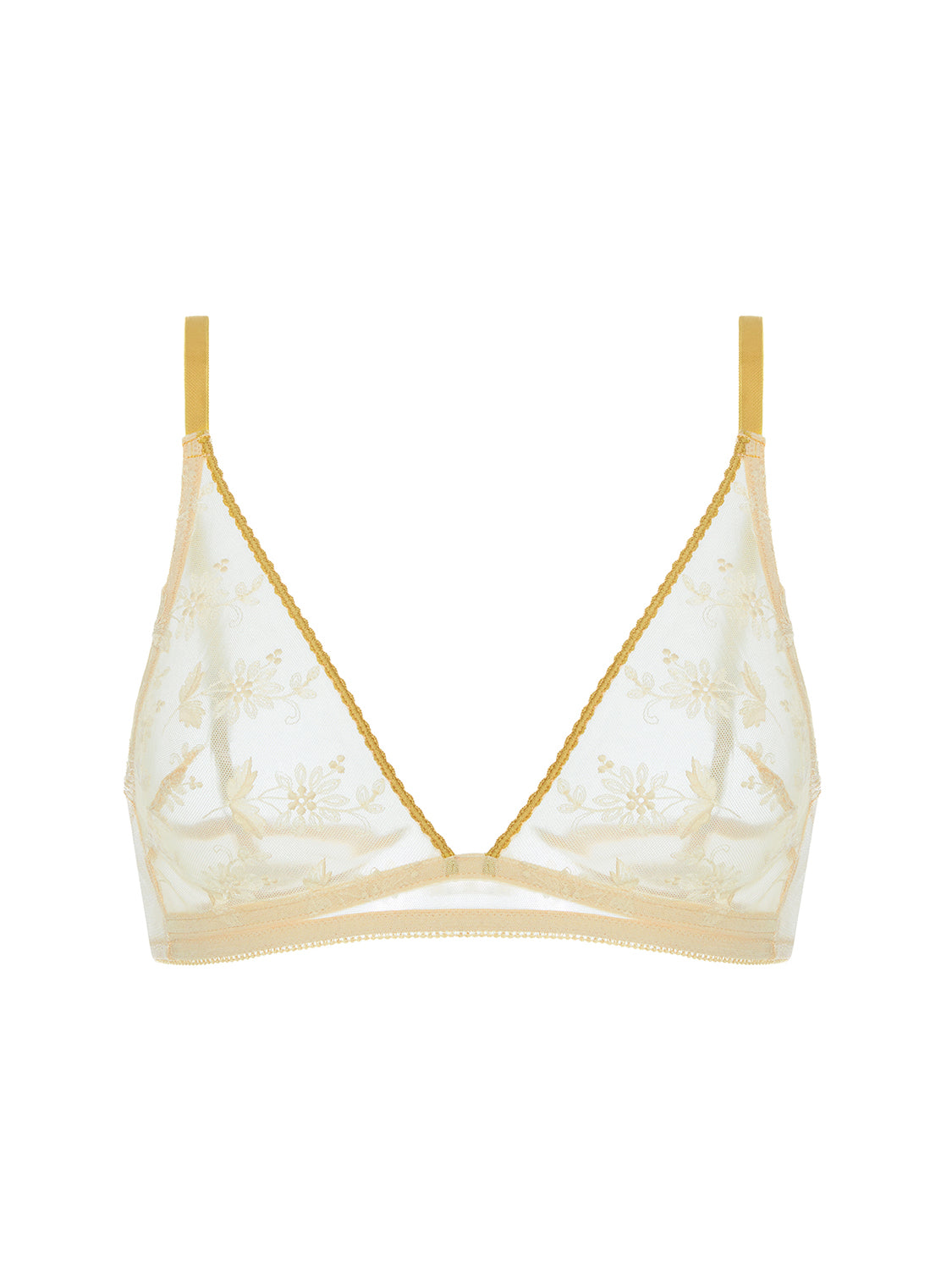 Adele Triangle Bralette - Ginger