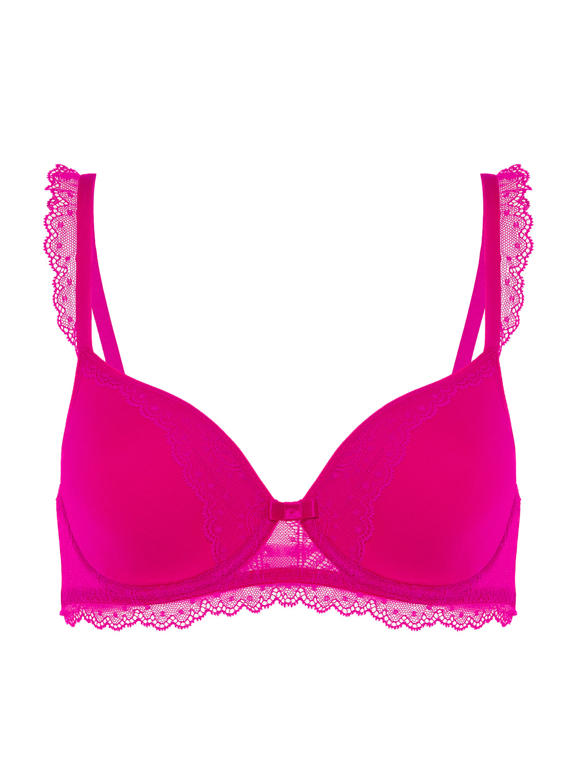Spacer plunge bra - Hibiscus Pink