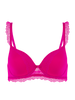 Spacer plunge bra - Hibiscus Pink