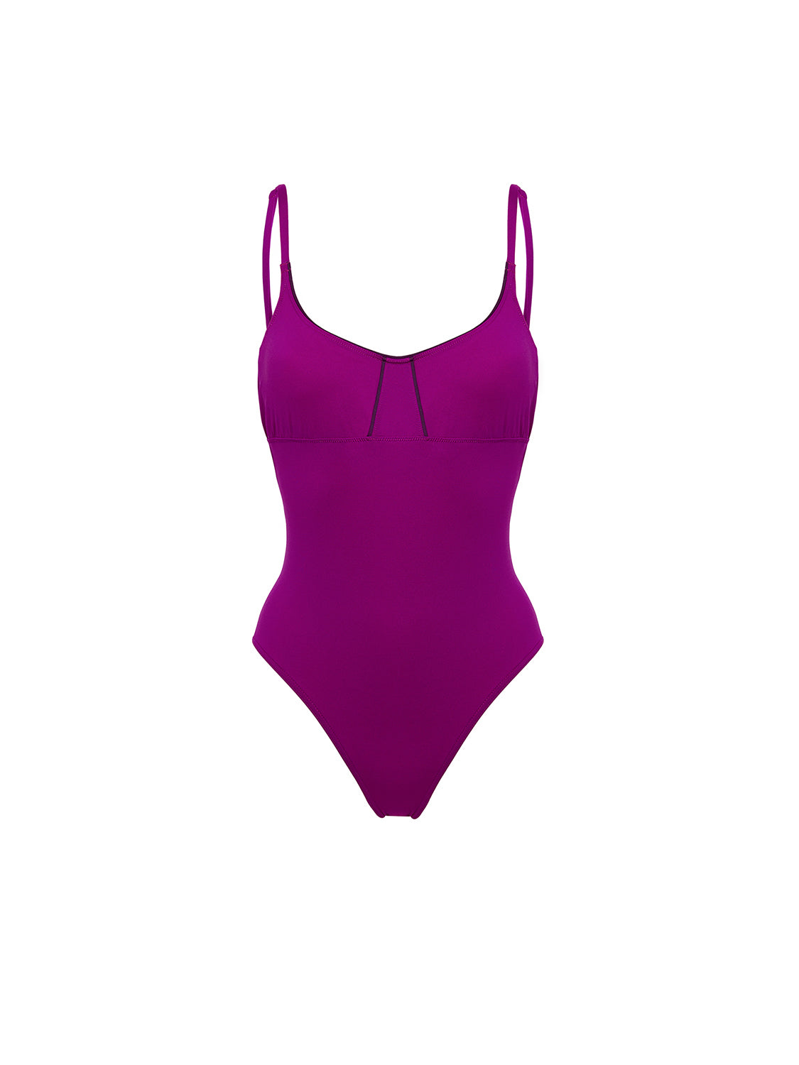 Underwired one-piece swimsuit - Bougainvillea