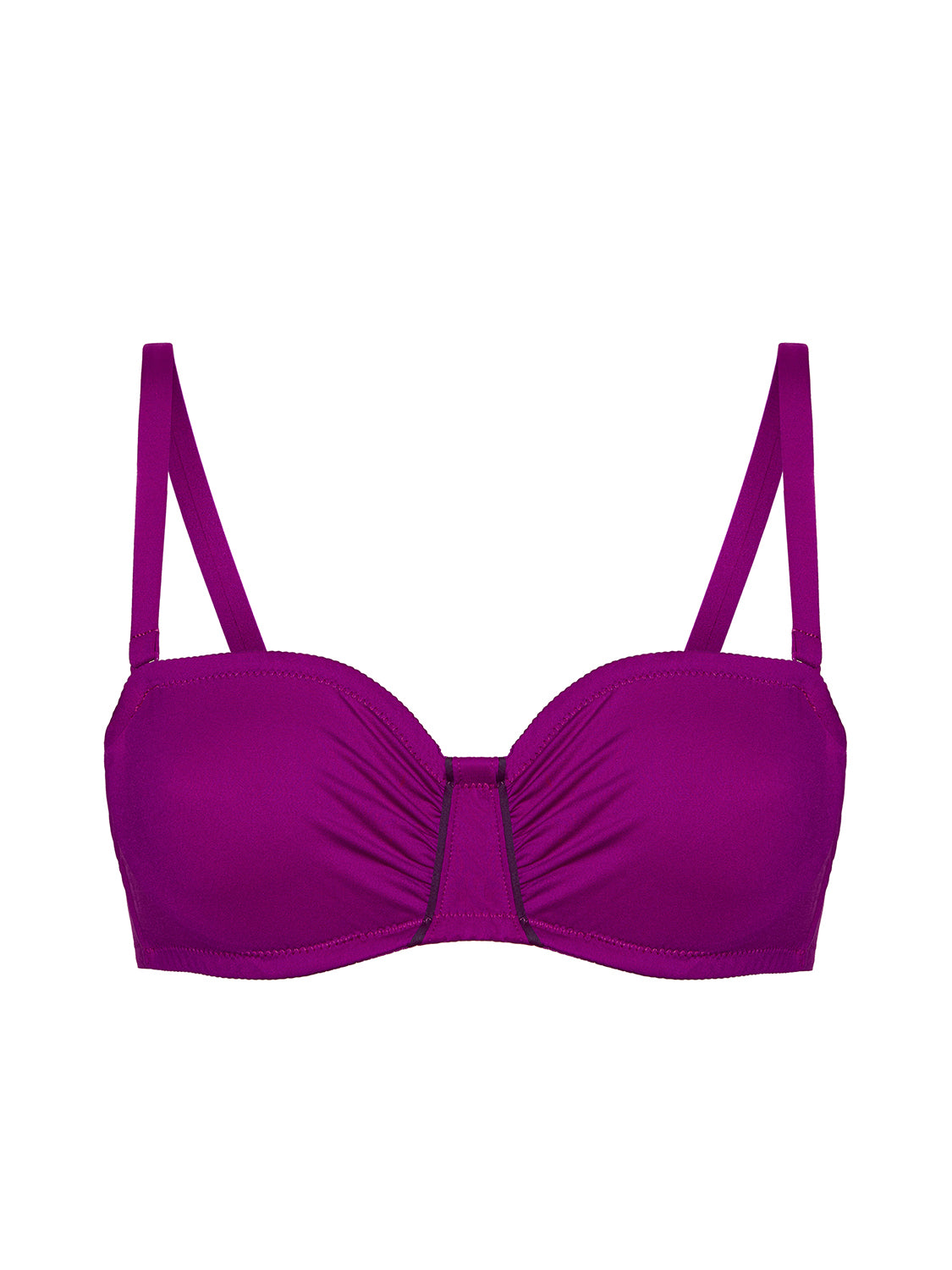 Calysta Underwire Bandeau - Bougainvillea