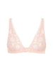 Soft cup triangle bra - Ballet Pink