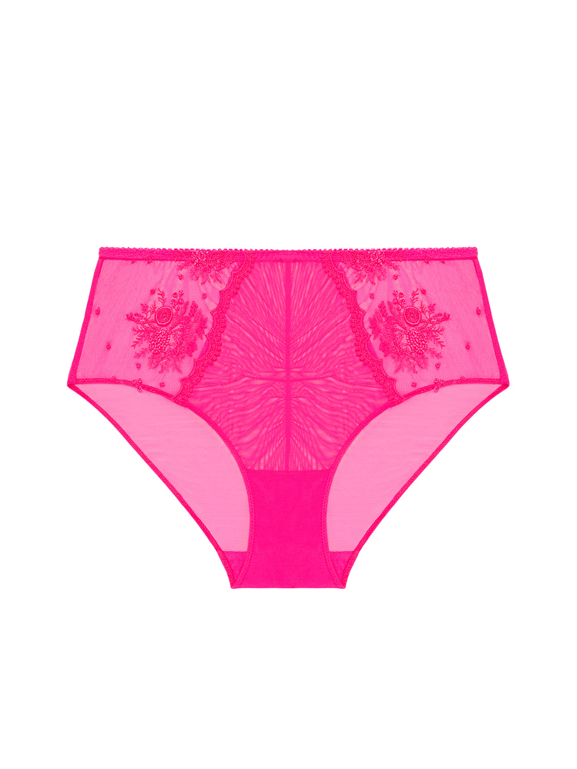 High-waist brief - Disco pink