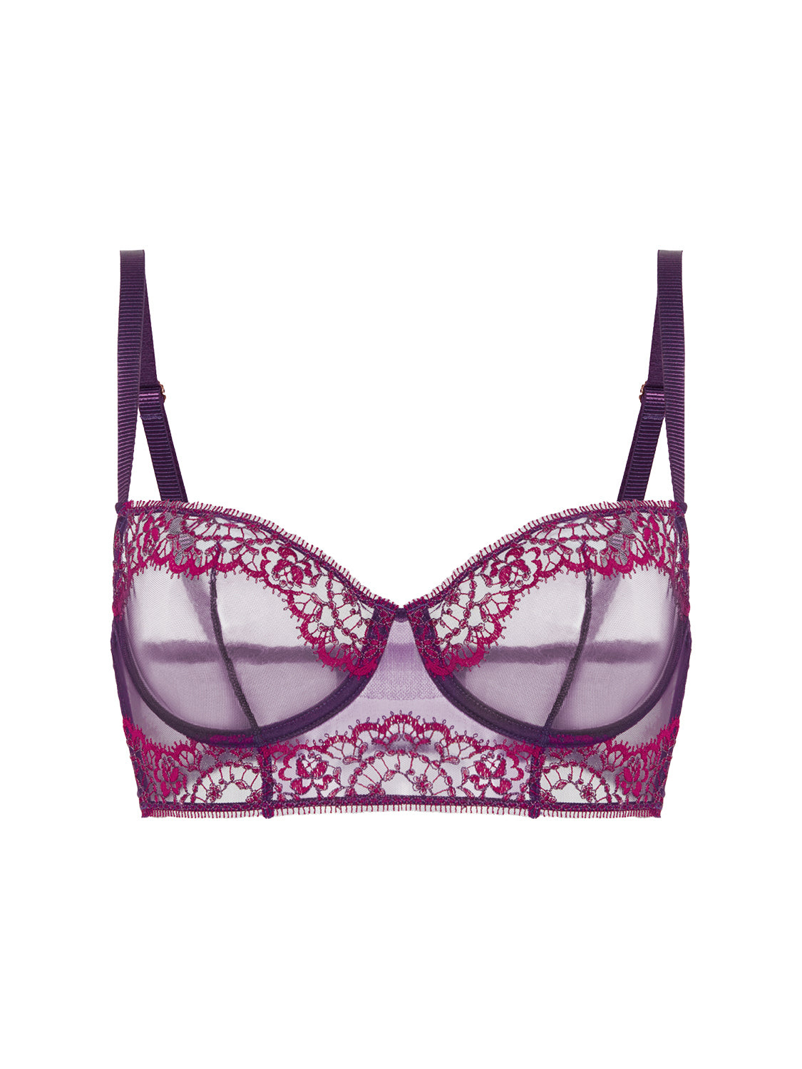 Half cup bra - Euphoria Purple