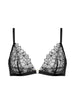 Soft cup triangle bra - Black