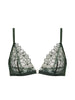 Soft cup triangle bra - Clover Green