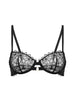Half cup bra - Black