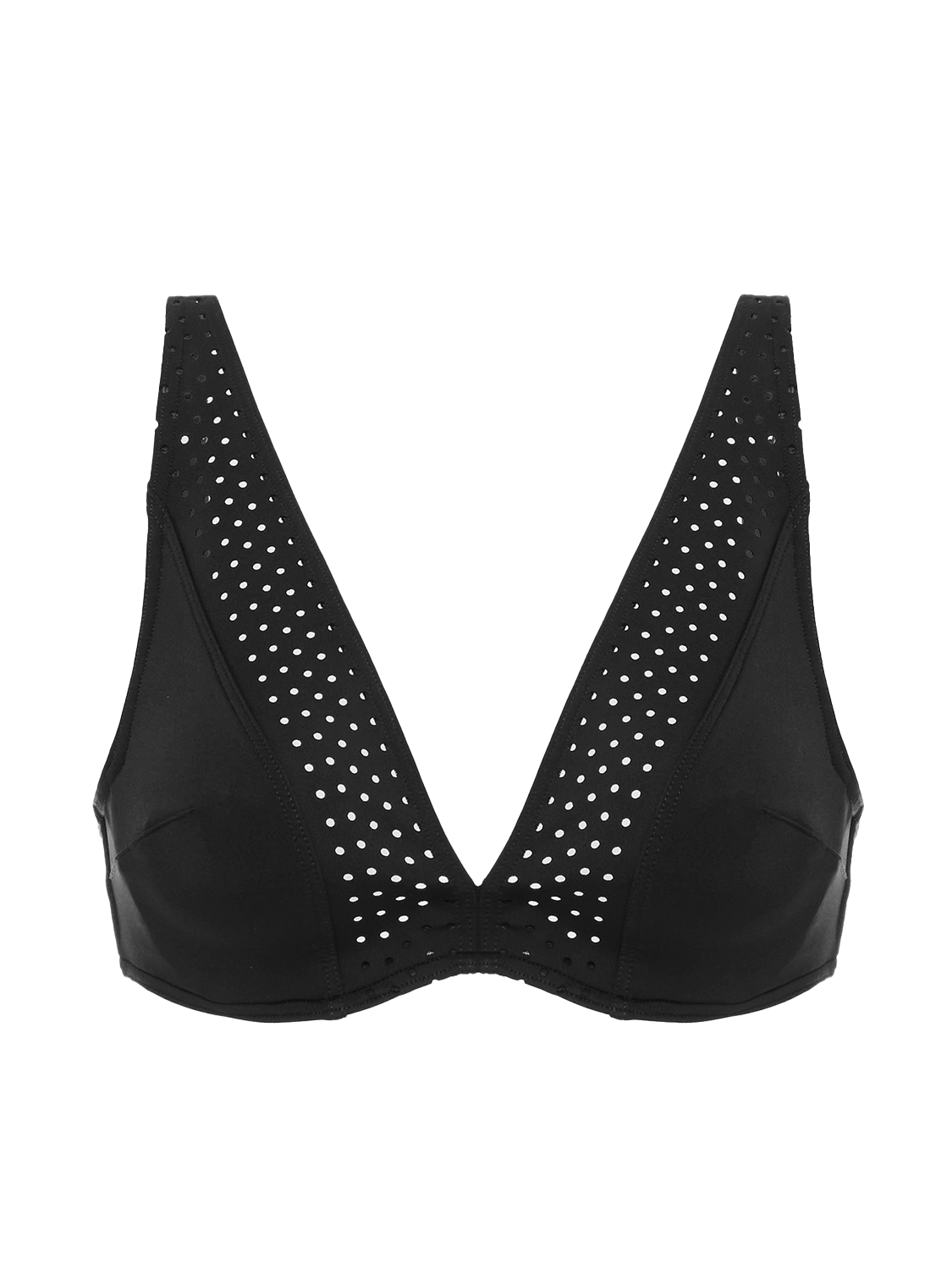 Wireless support bikini triangle - Black
