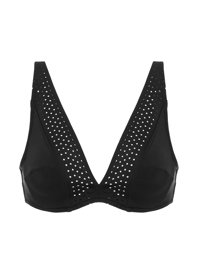 Wireless support bikini triangle - Black