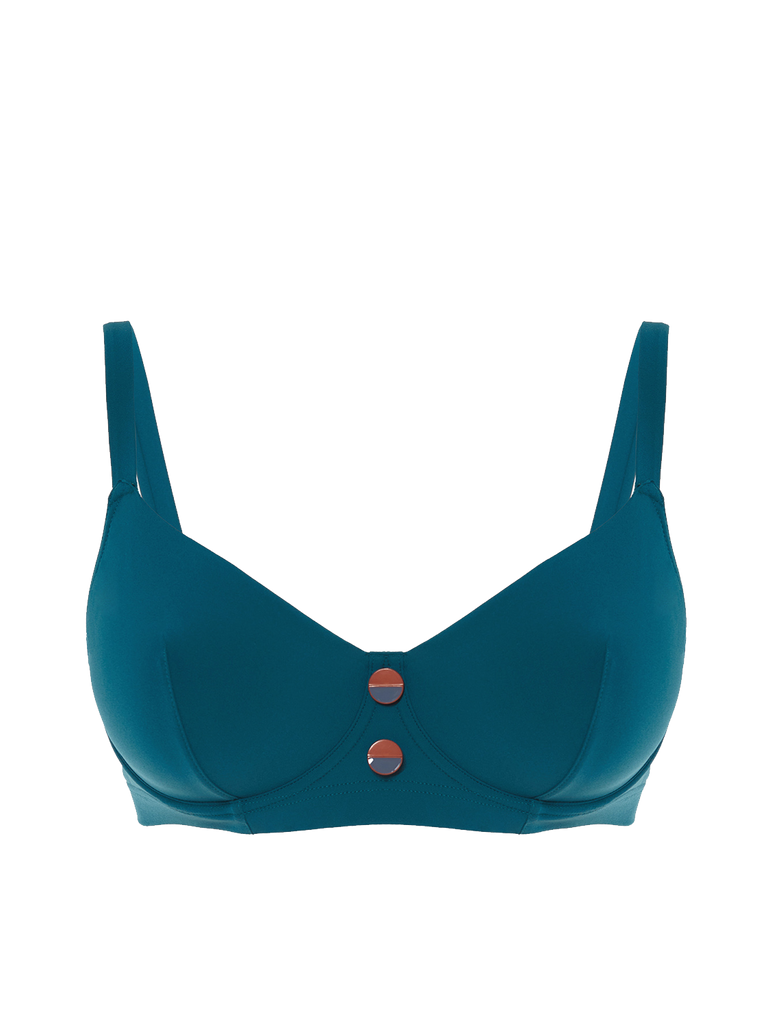 Underwired bikini top - Mystery blue