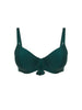 Underwired bikini top - Tropical Green