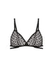 Soft cup triangle bra - Black