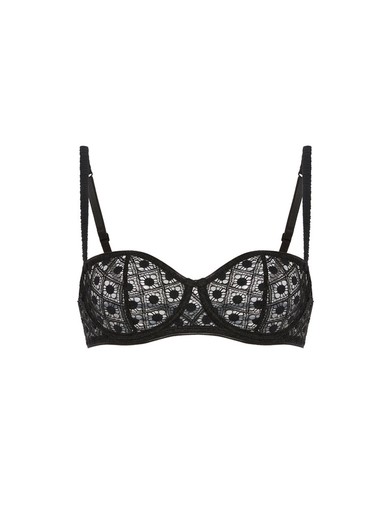 Half cup bra - Black