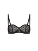 Half cup bra - Black