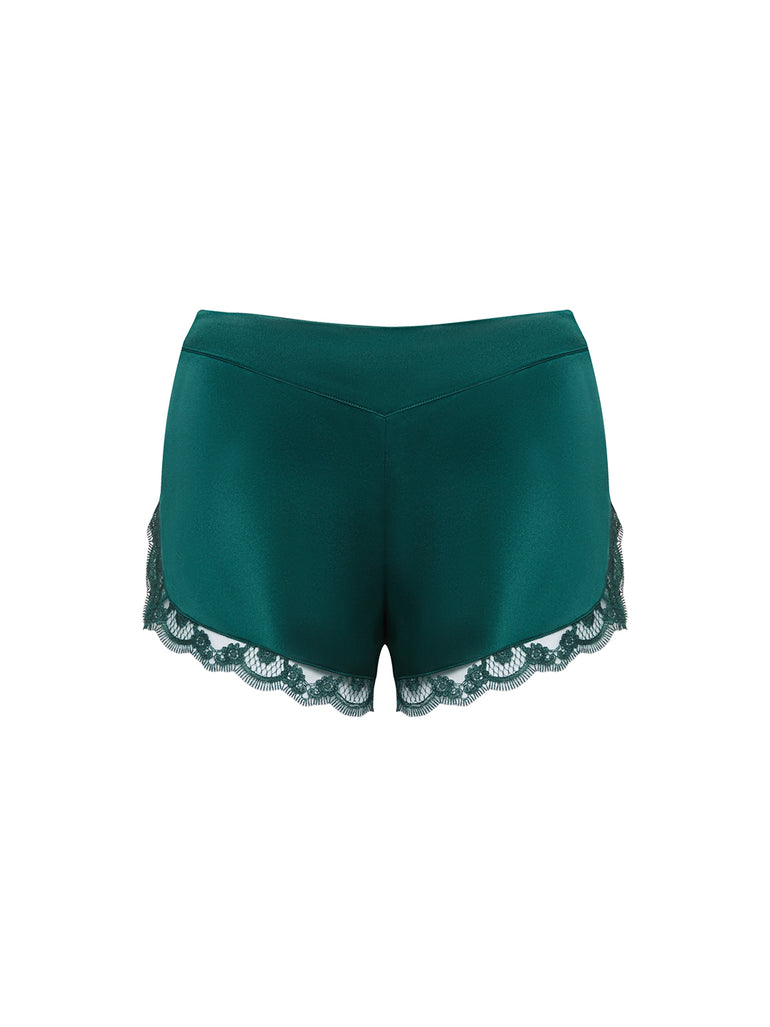 Night short - Emerald green