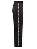 Trousers with embroidery - Black