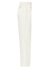 Trousers with embroidery - Natural