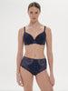 Spacer plunge bra - Ink Blue