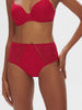 High-waist brief - Ruby pink