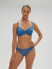 Moulded underwired bra - Myosotis Blue