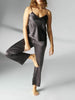 Silk Pant- Charcoal