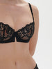 Half cup bra - Black