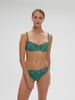 Half cup bra - Garden Green
