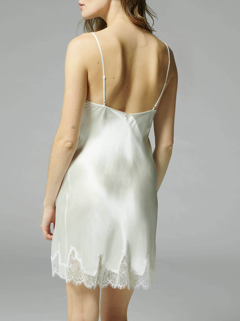 Nocturne Silk Dress - Ivory