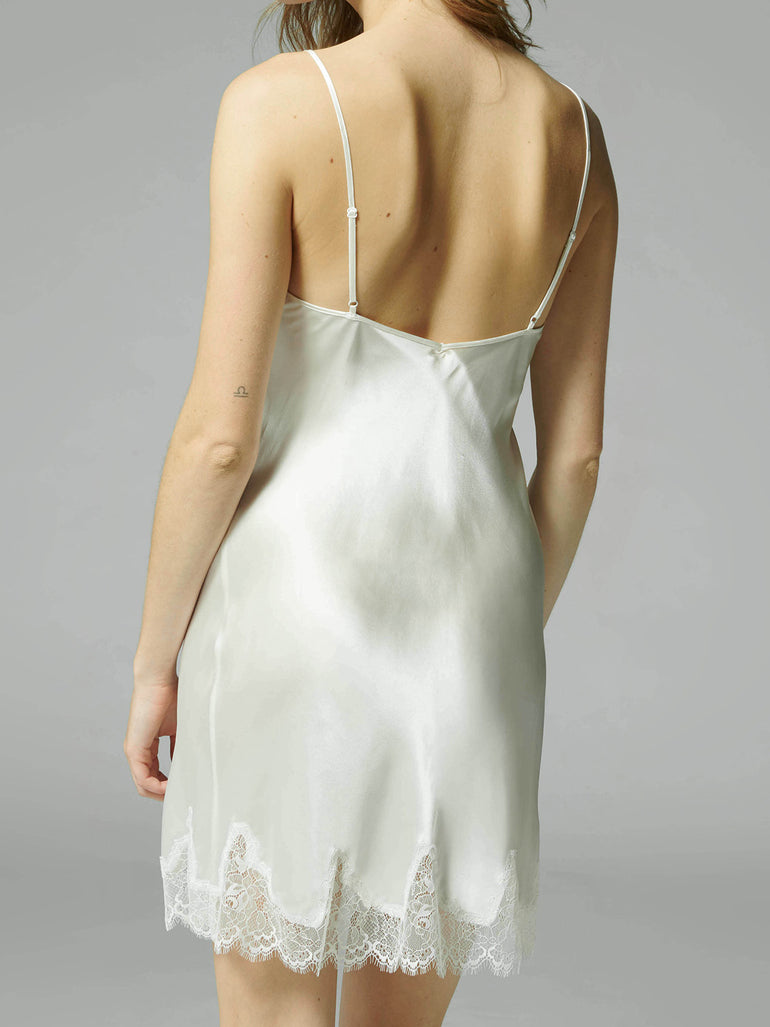 Nocturne Silk Dress - Ivory