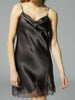 Silk Dress - Charcoal
