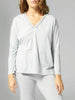 Brume Long Sleeve Top - Mineral Grey