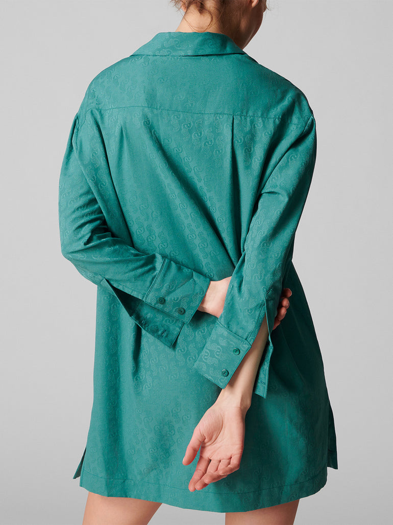 Caprice Night Shirt - Boreal Green